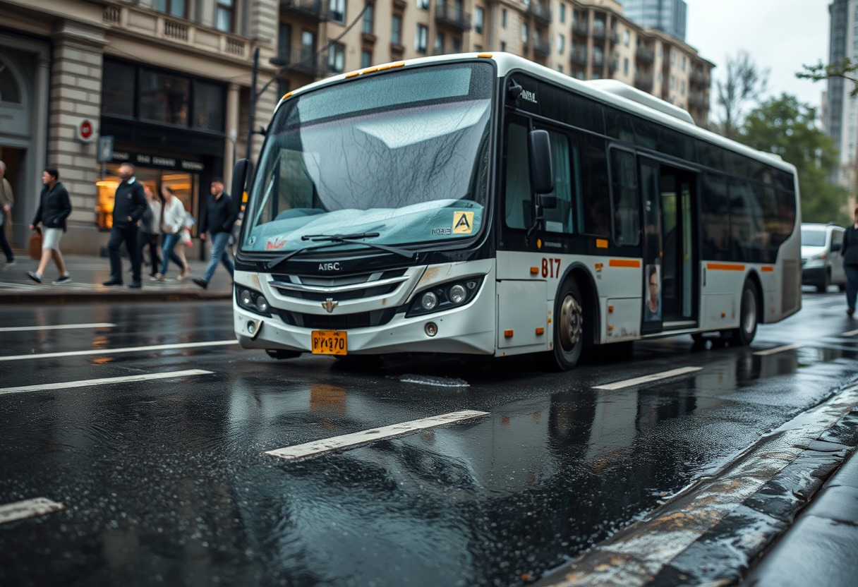 Nehoda autobusu
